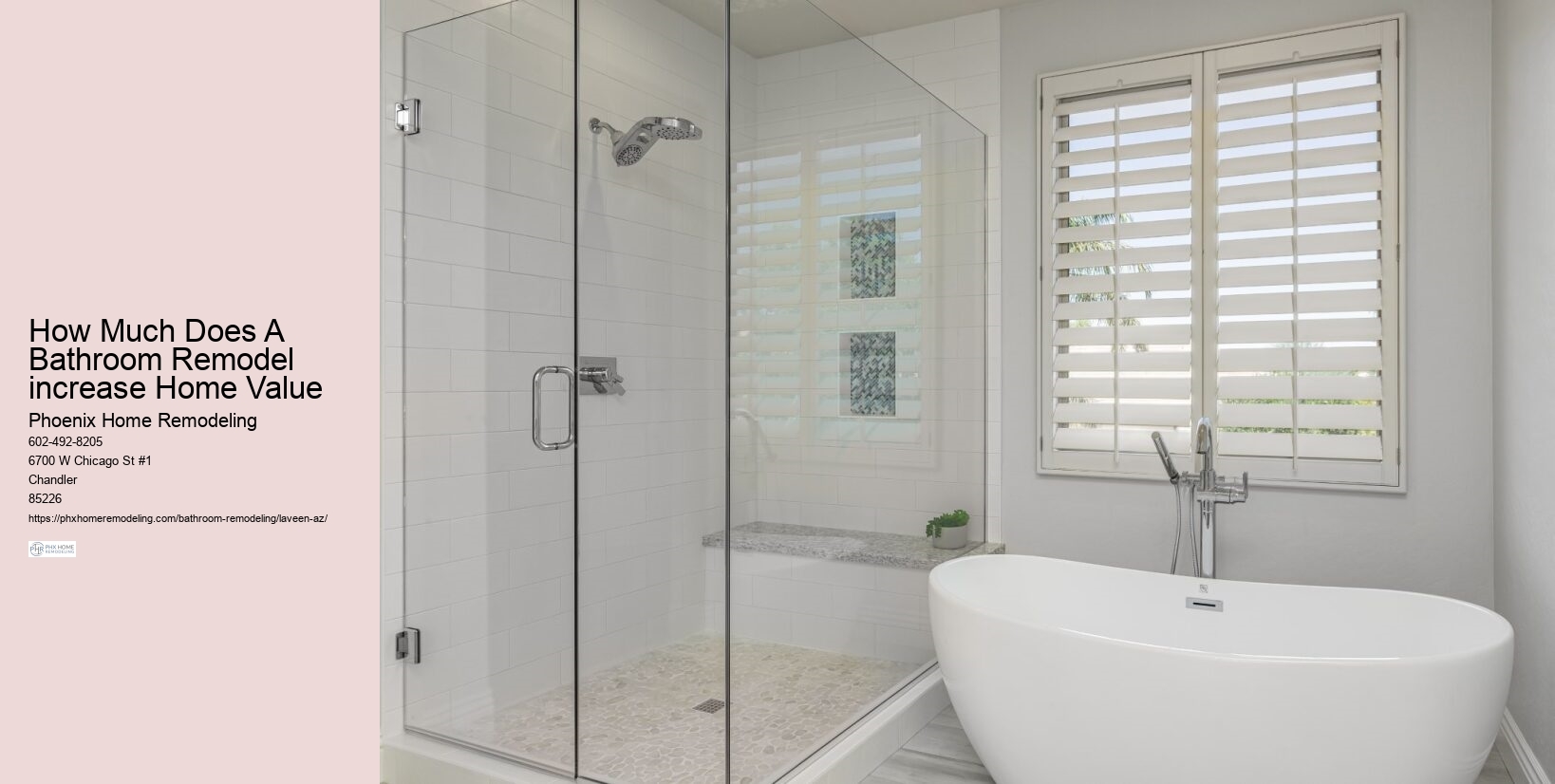 How Much Does A Bathroom Remodel increase Home Value