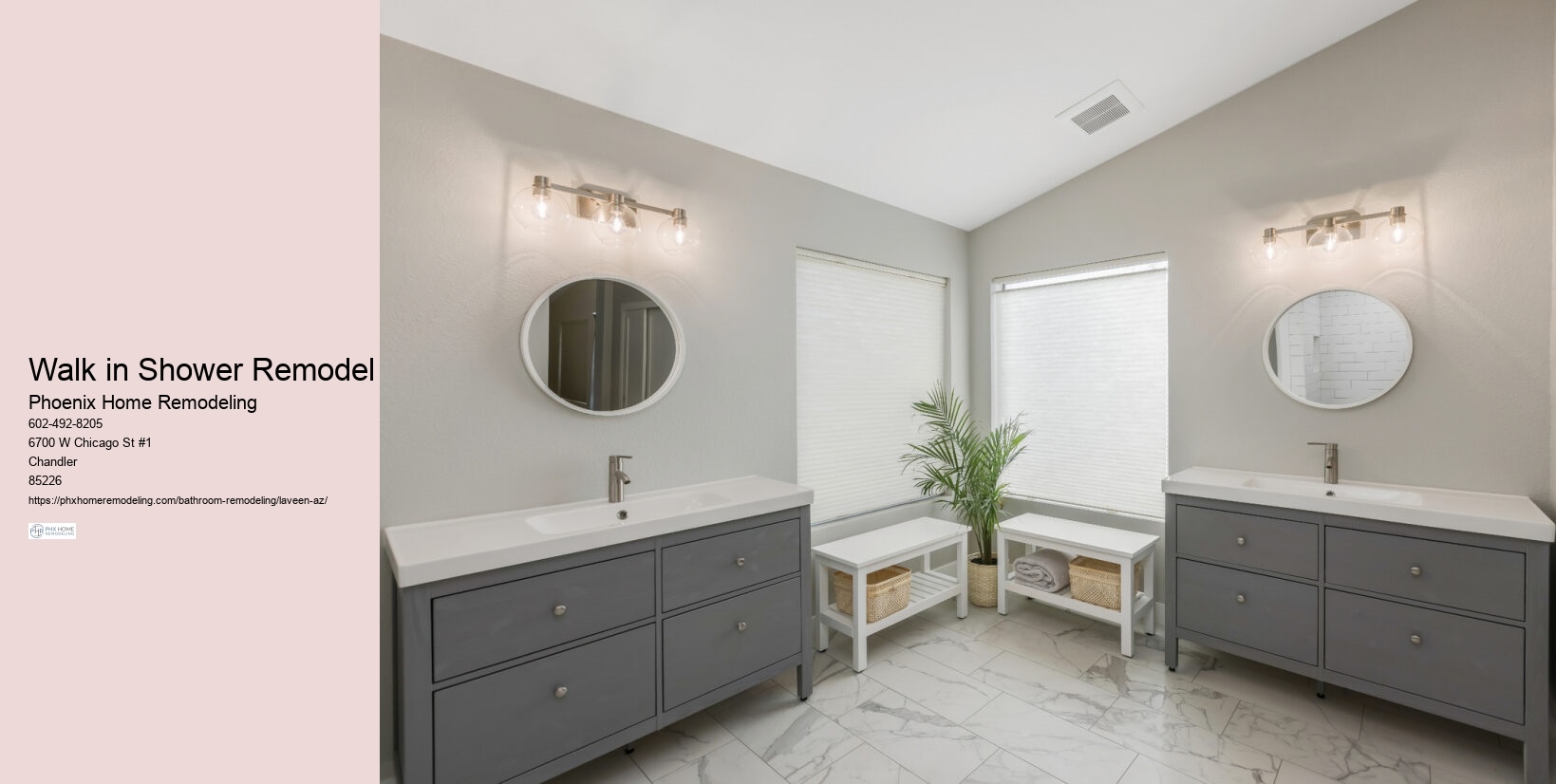 Walk in Shower Remodel