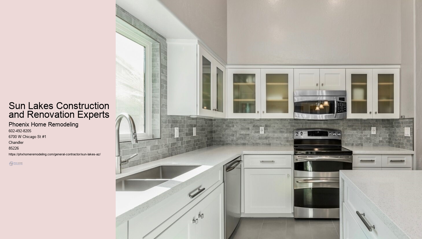 Sun Lakes Construction and Renovation Experts