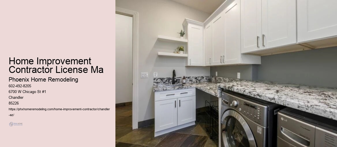 Home Improvement Contractor License Ma