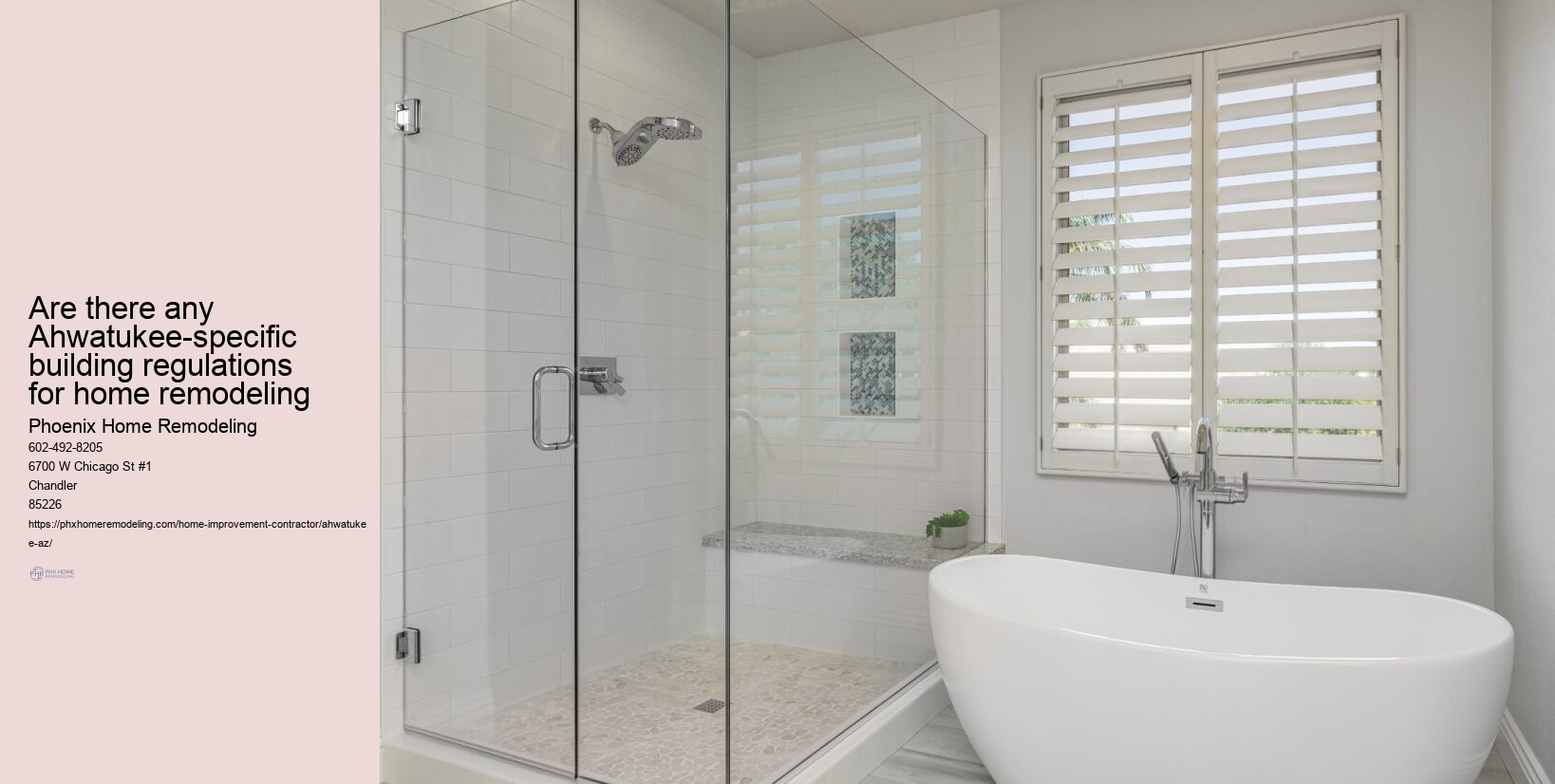 Ahwatukee Home Remodeling Estimate