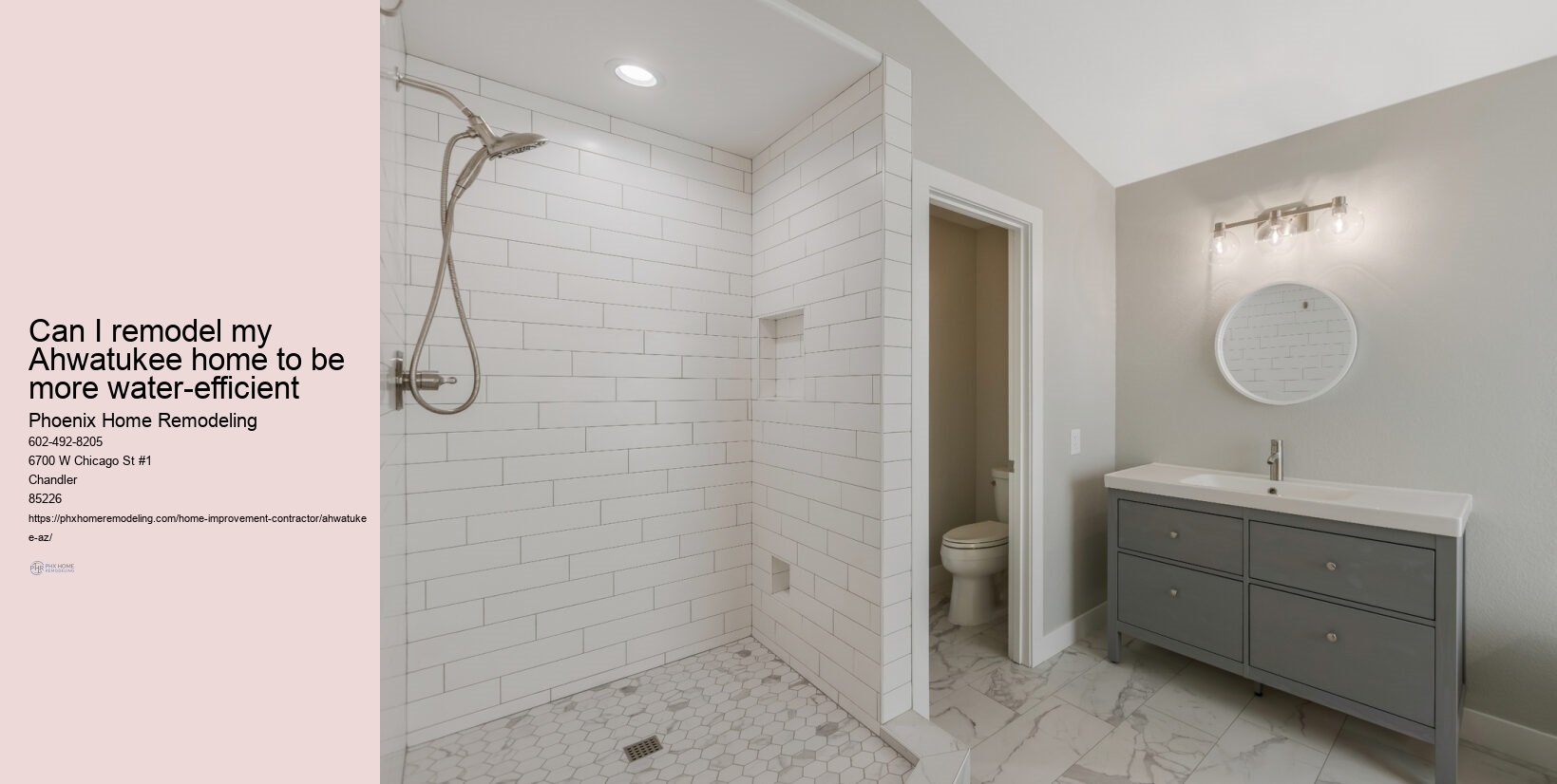 Ahwatukee Bathroom Design Services