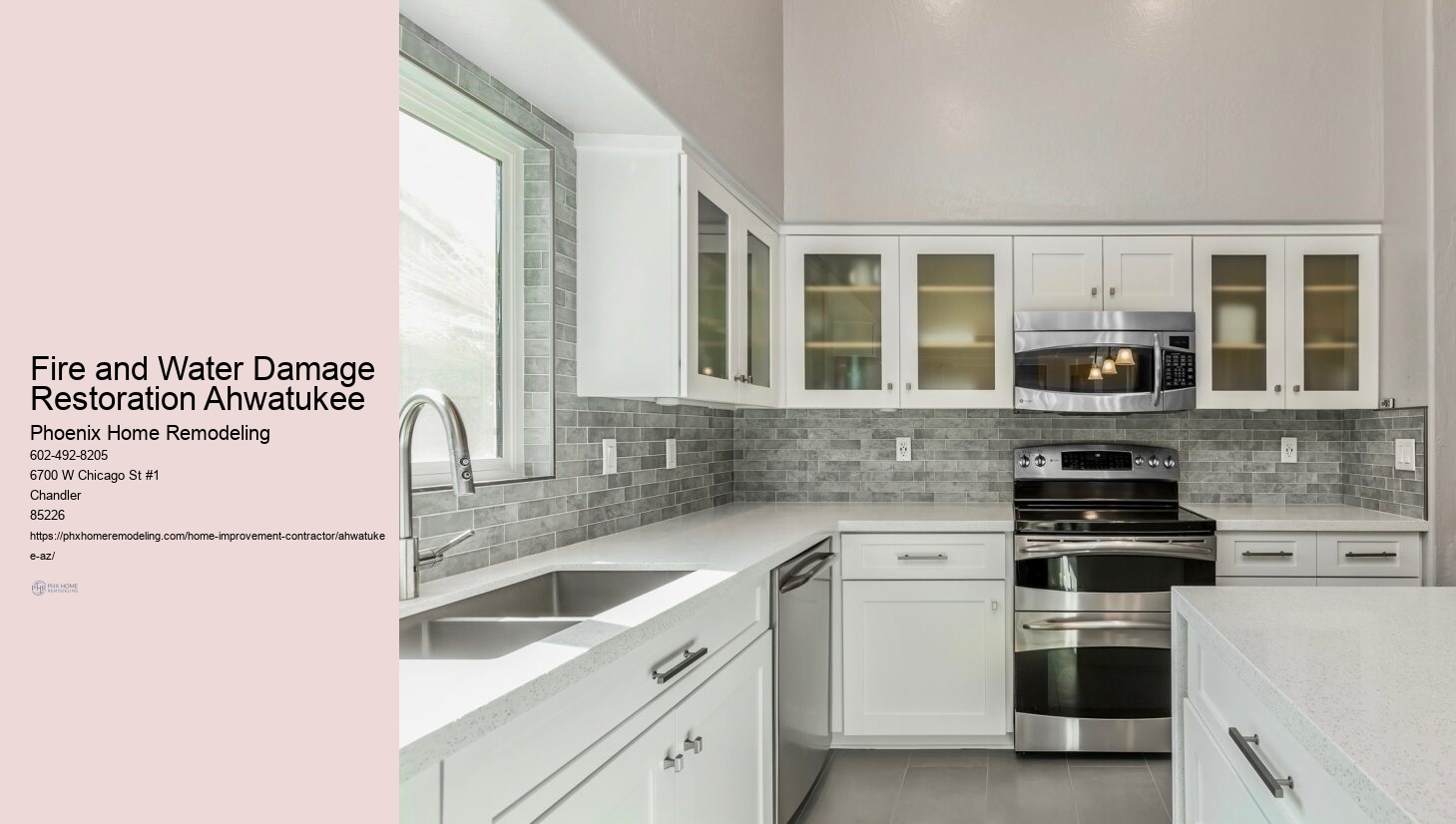 Fire and Water Damage Restoration Ahwatukee