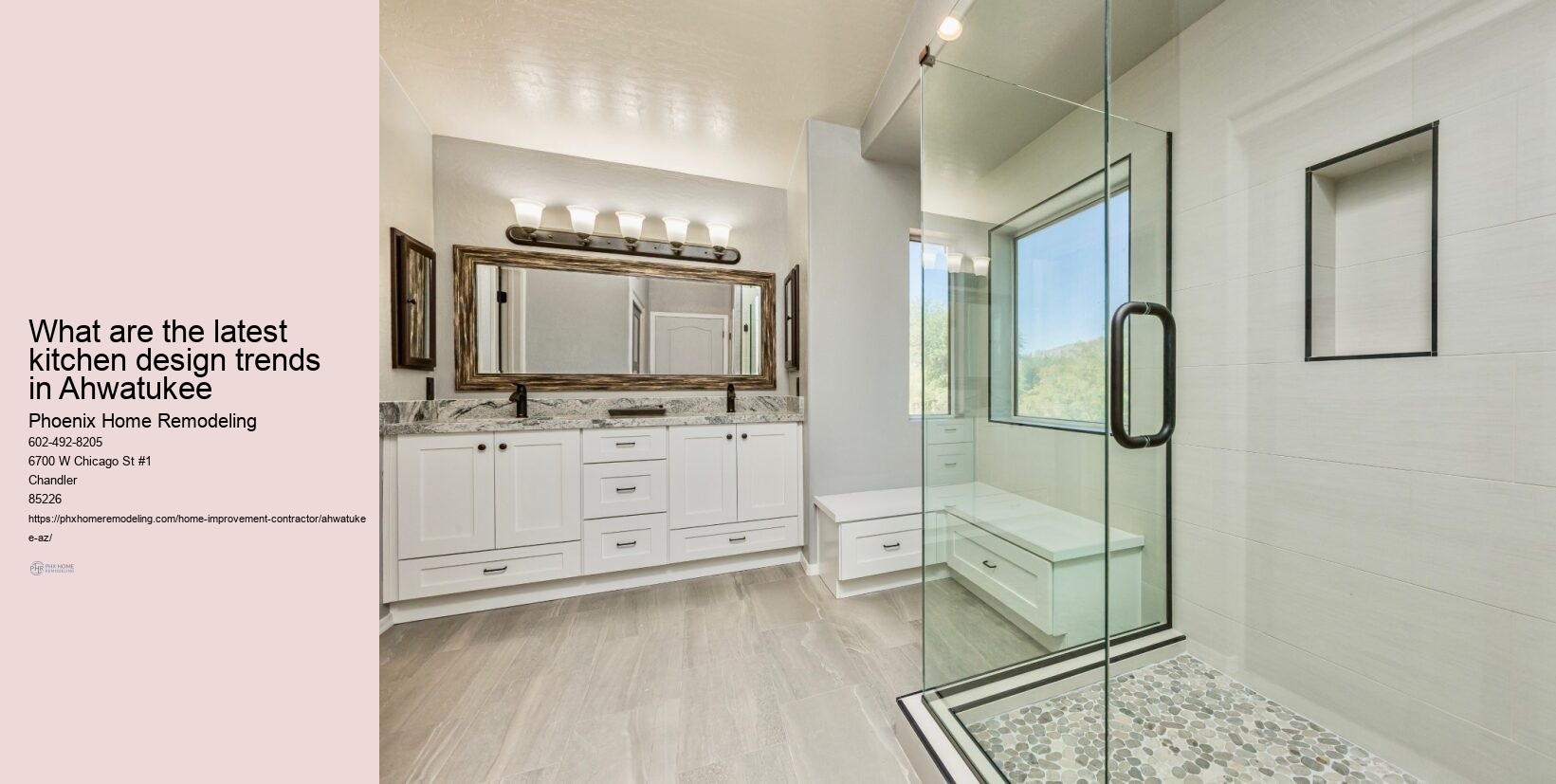 What are the benefits of a bathroom remodel in Ahwatukee