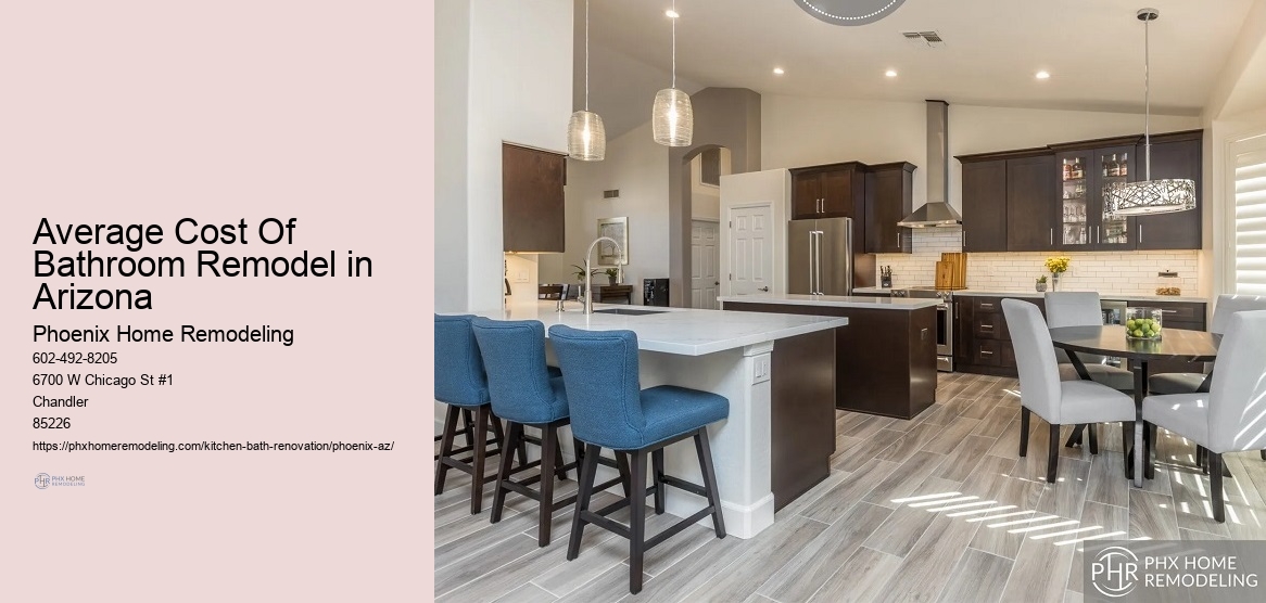 Average Cost Of Bathroom Remodel in Arizona