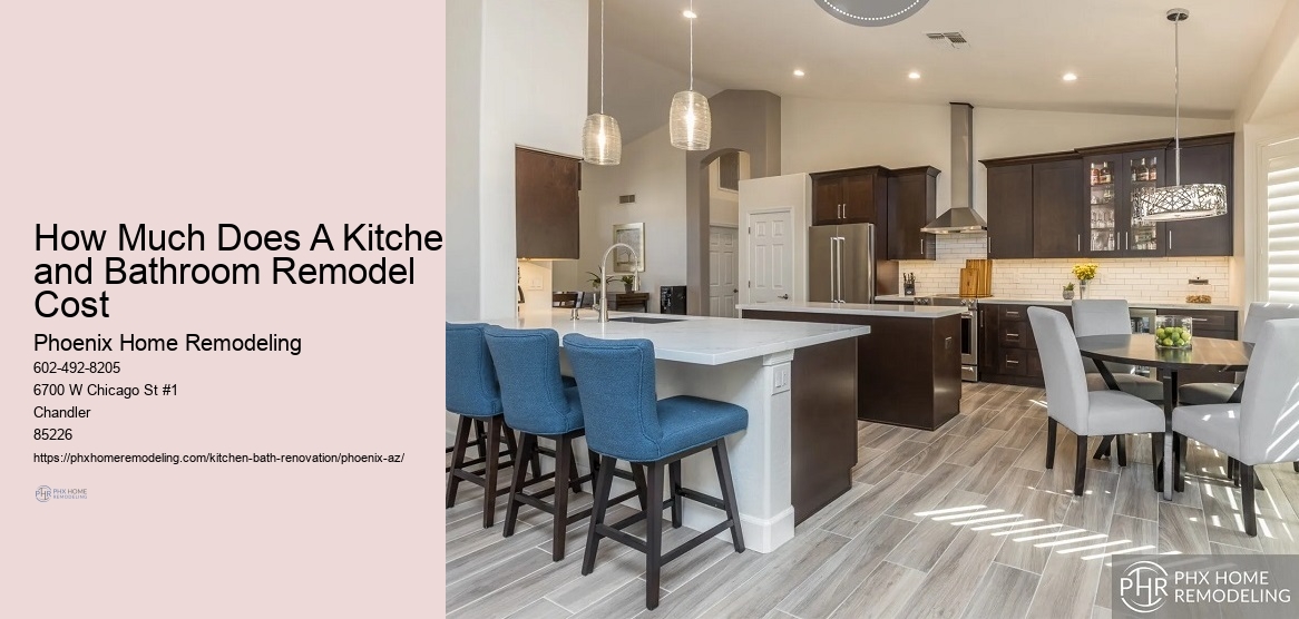 How Much Does A Kitchen and Bathroom Remodel Cost