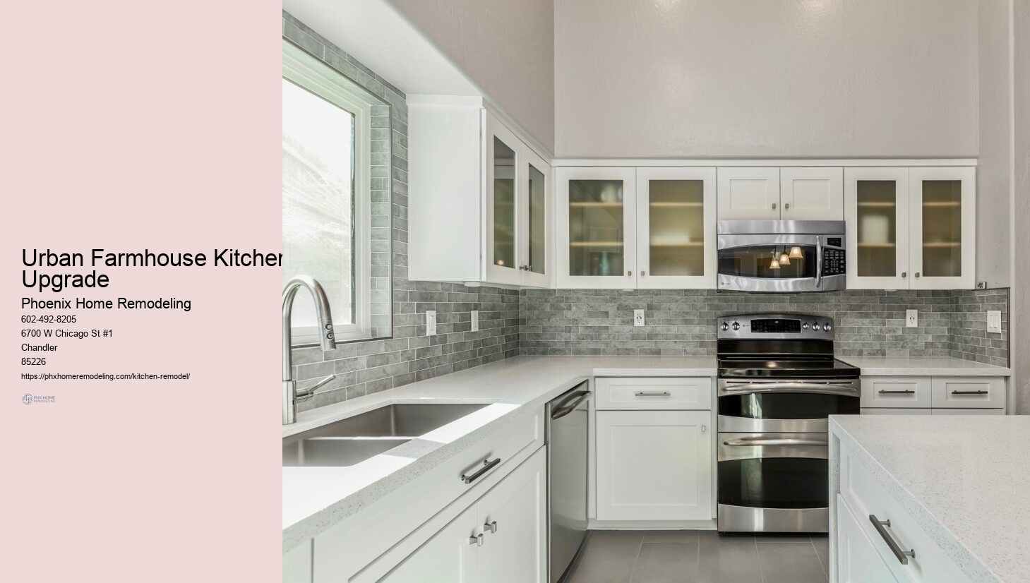 Urban Farmhouse Kitchen Upgrade