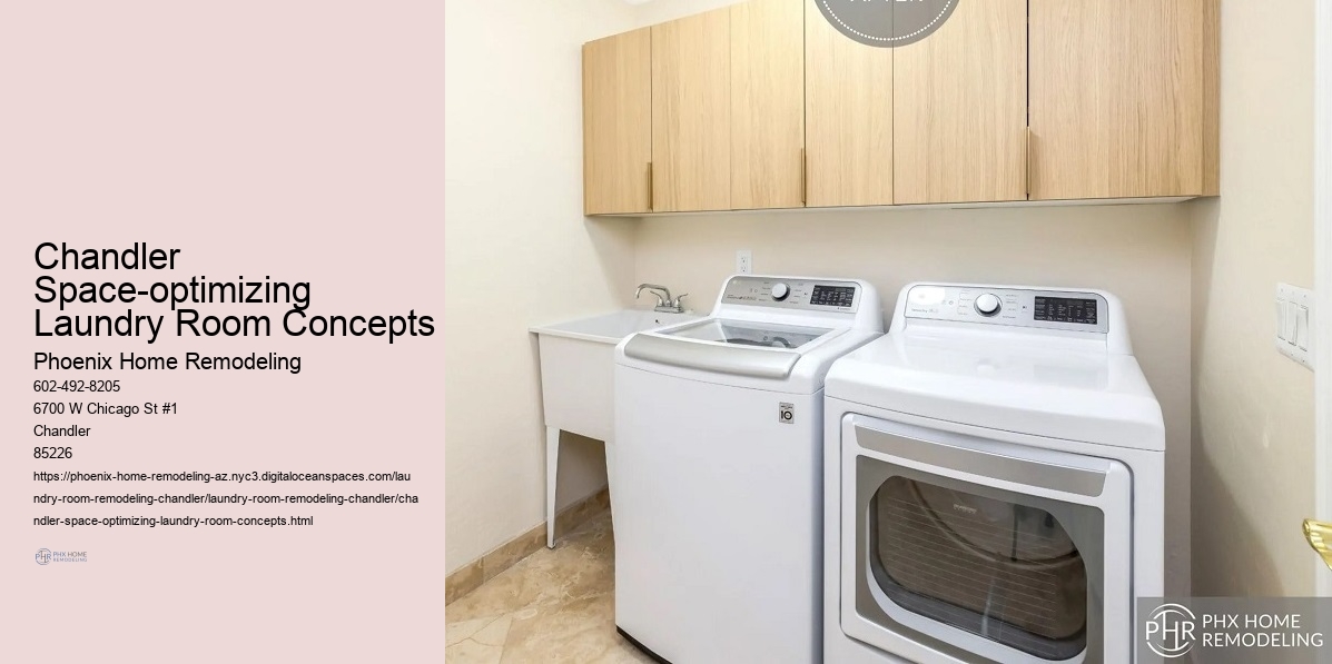Chandler Space-optimizing Laundry Room Concepts