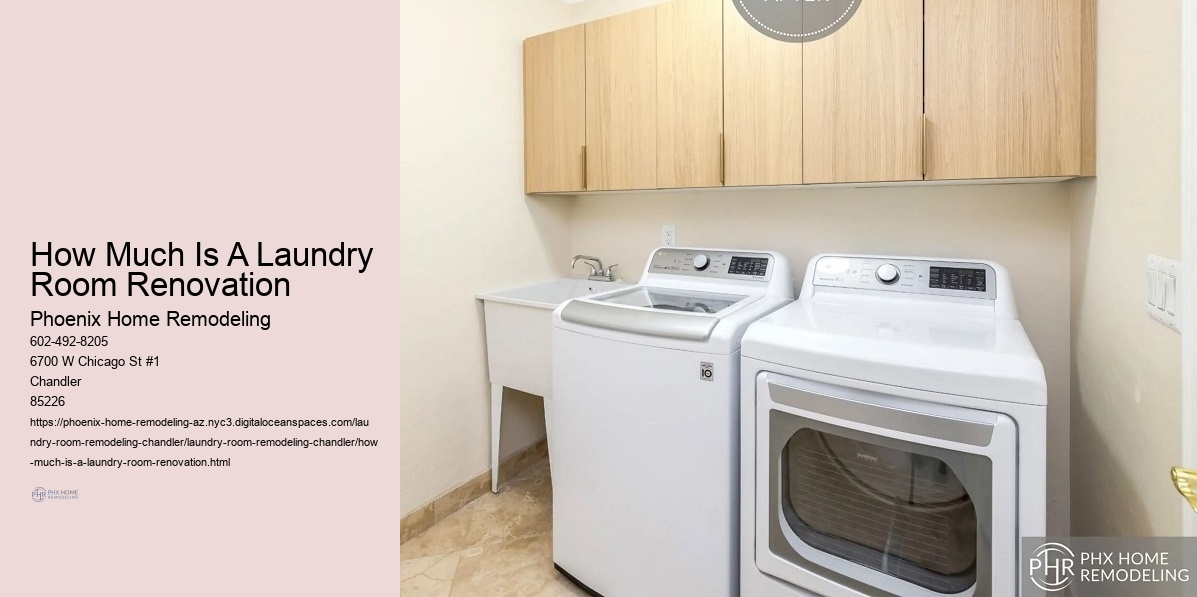 How Much Is A Laundry Room Renovation