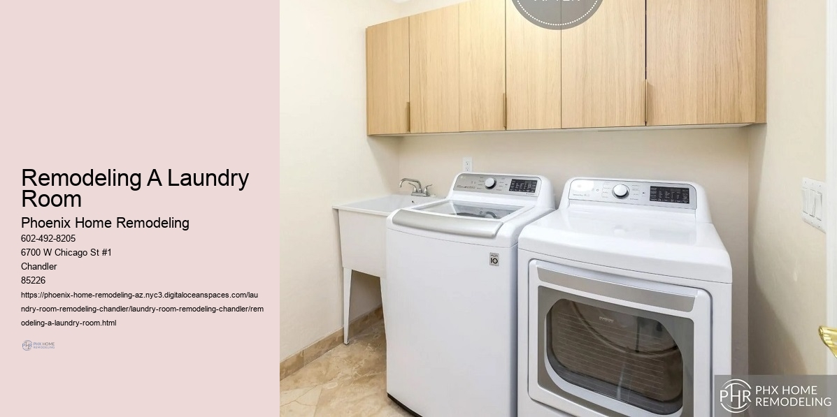 Remodeling A Laundry Room