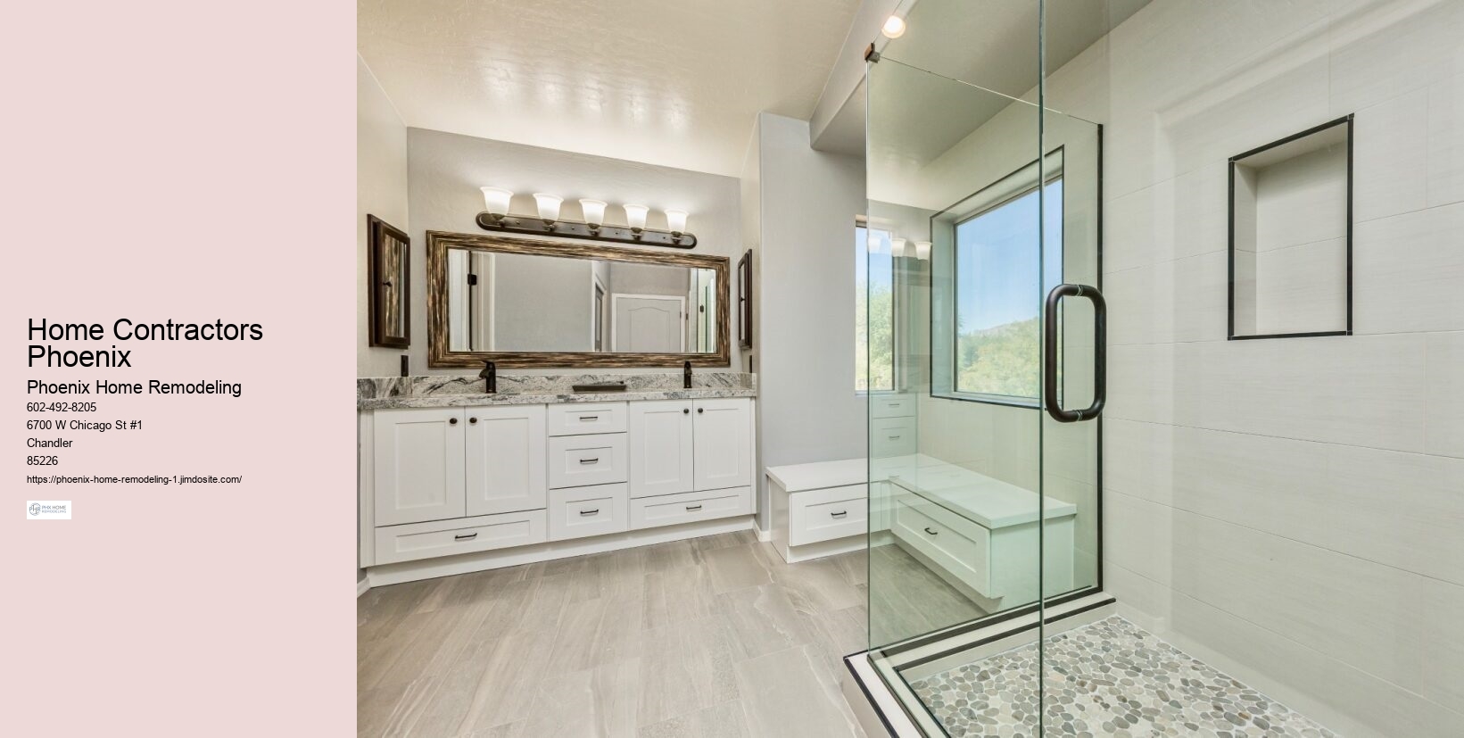 Modern Bathroom Redesign Phoenix
