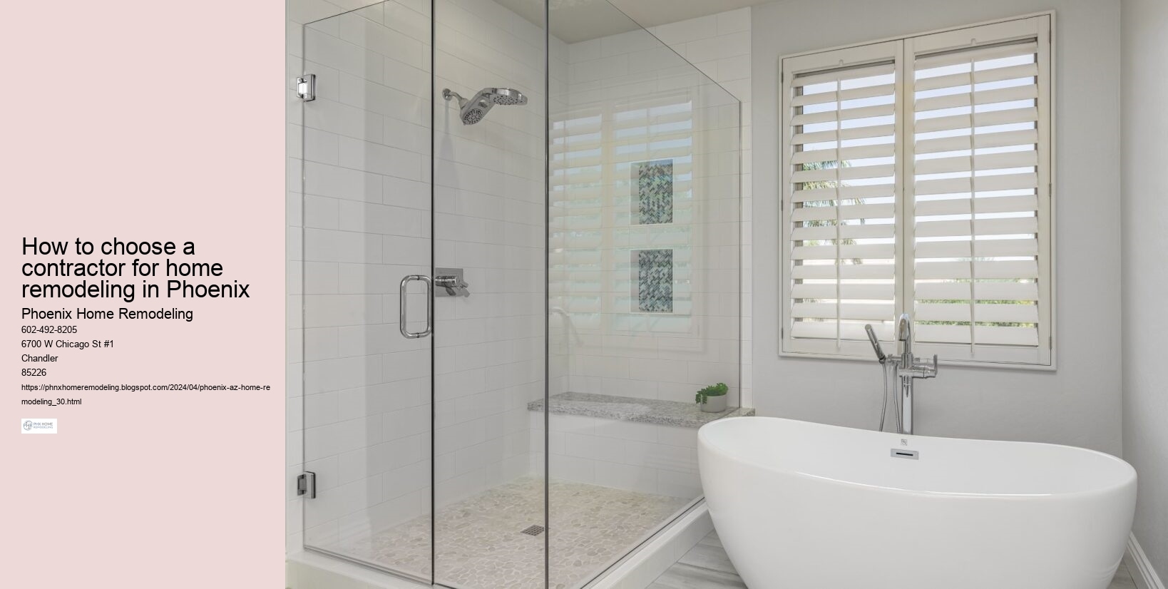 How to choose a contractor for home remodeling in Phoenix