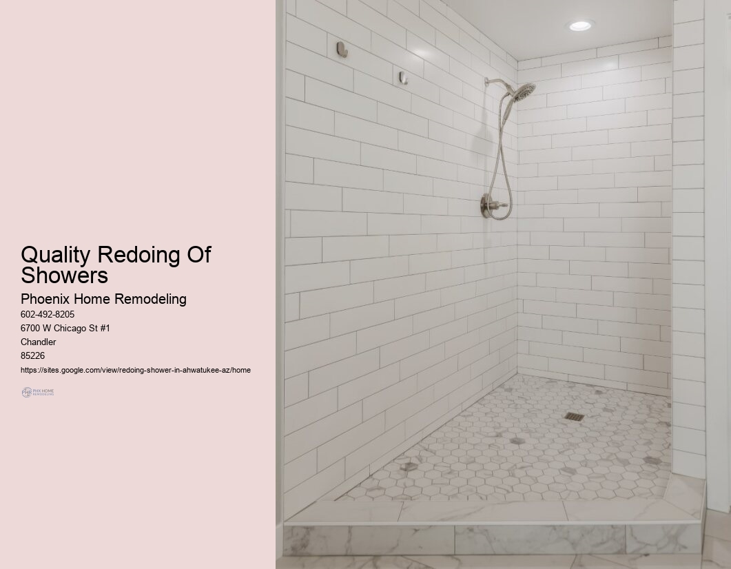 Eco-Friendly Shower Remodel Ahwatukee