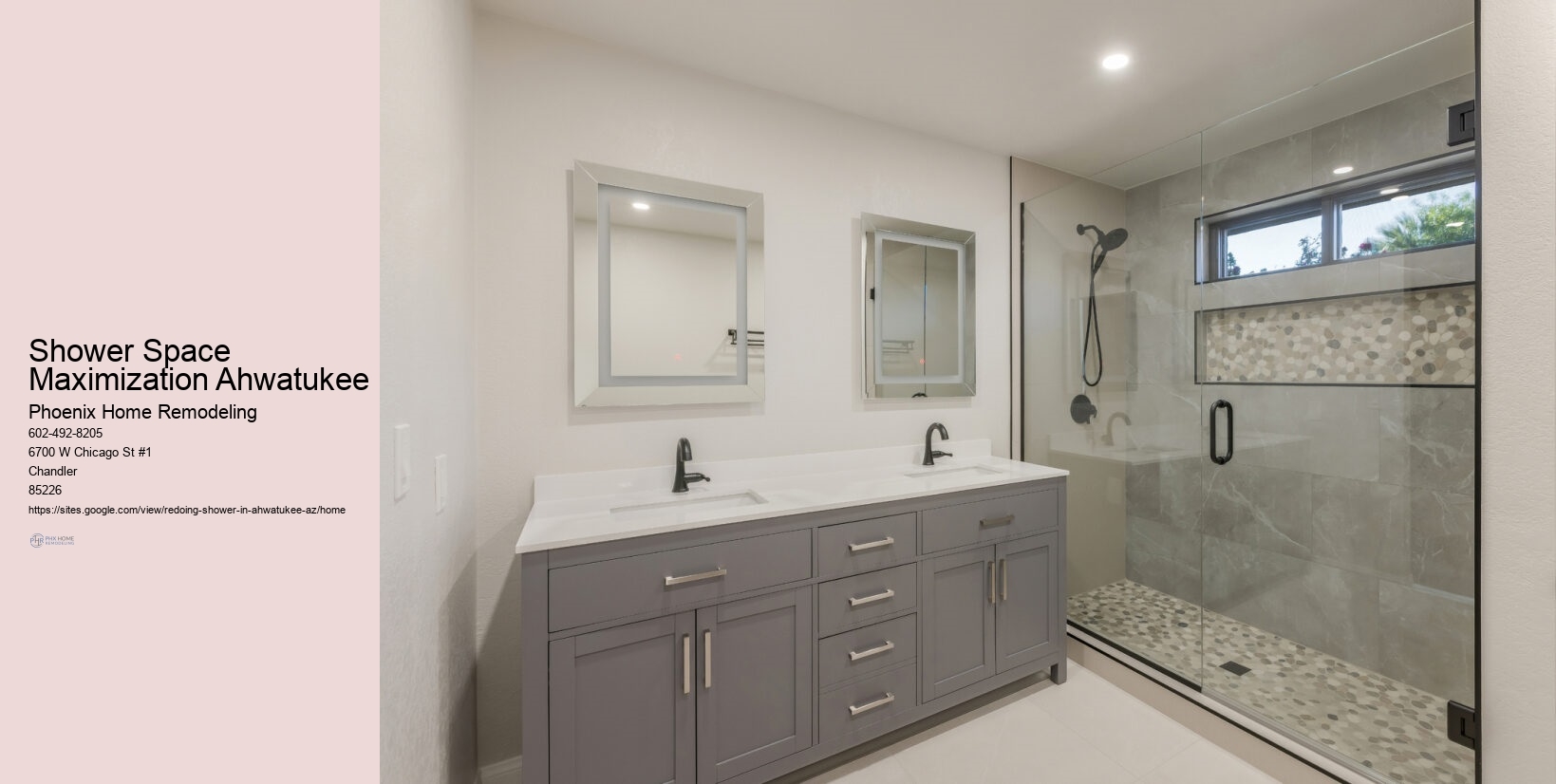 Ahwatukee Shower Space Remodel