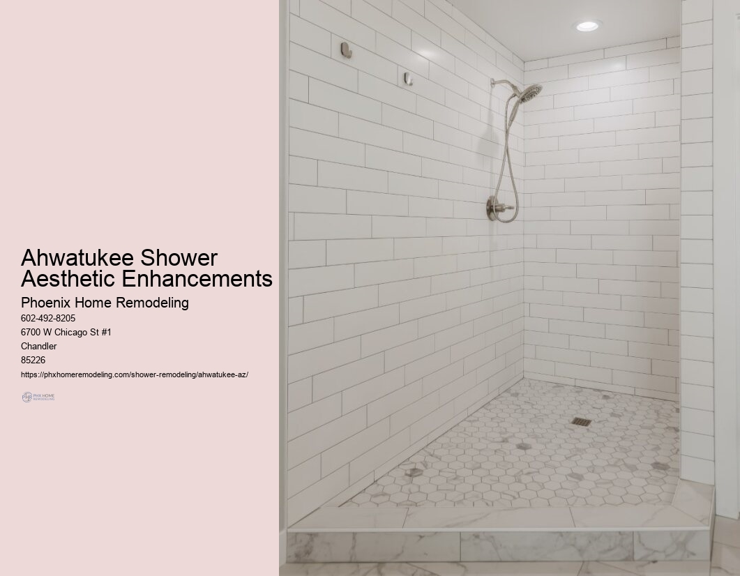 Ahwatukee Modern Shower Renovations