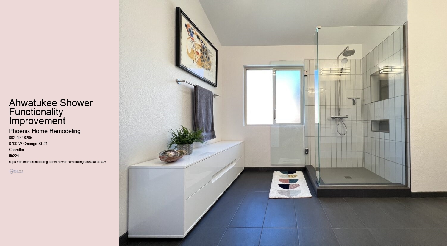 Shower In Ahwatukee, Arizona