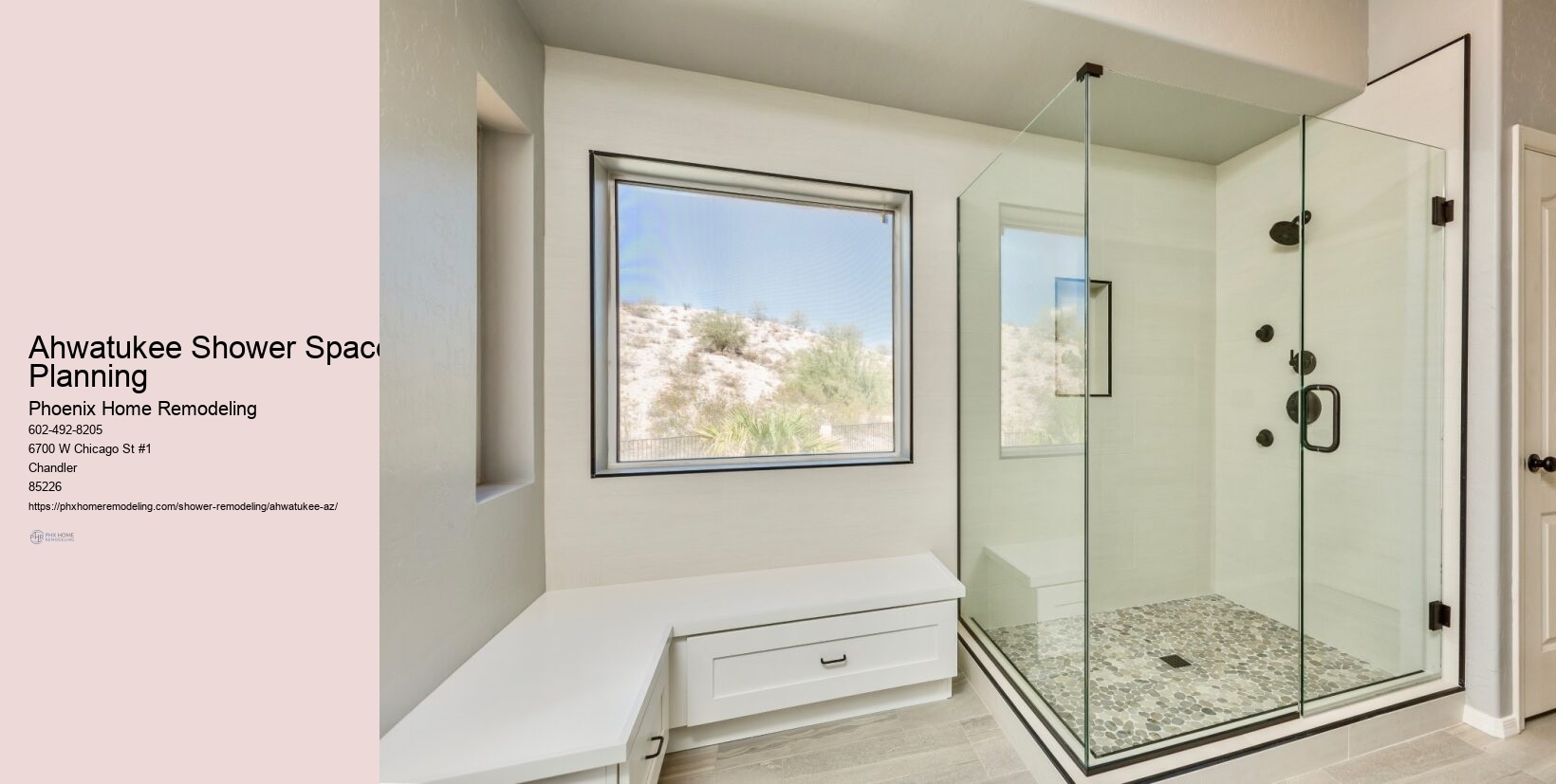 High-End Shower Remodel Ahwatukee