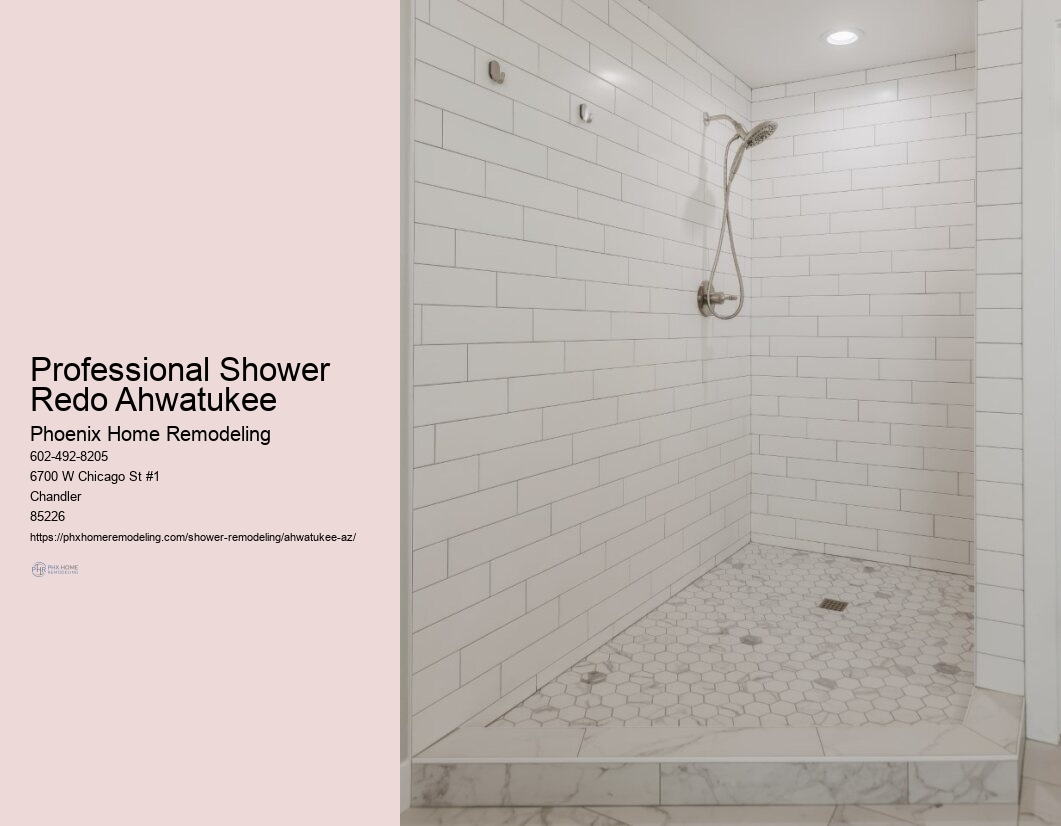 Ahwatukee Shower Style Revitalization