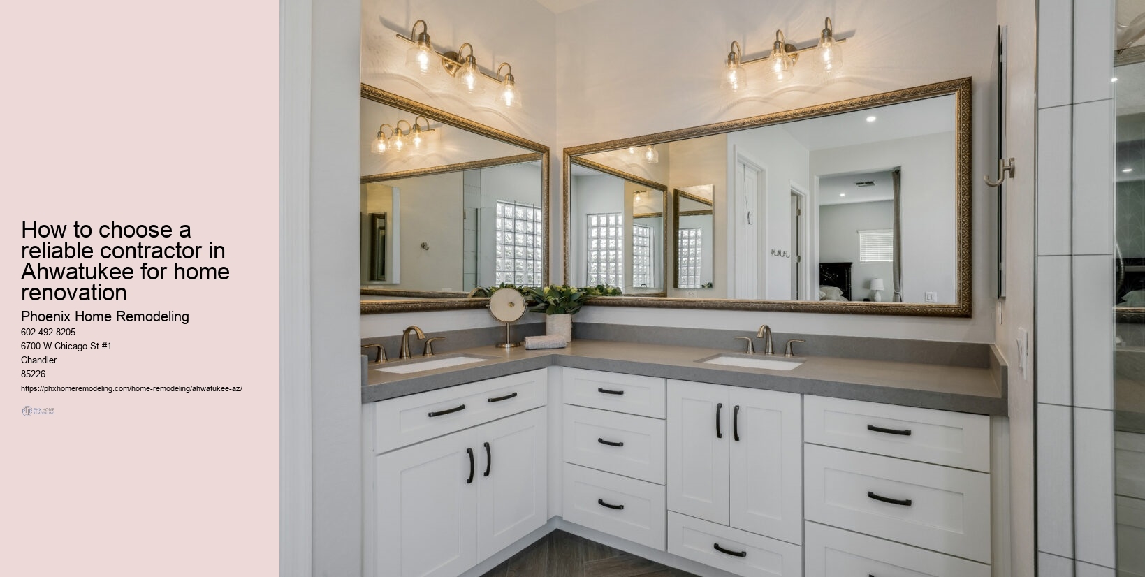How to choose a reliable contractor in Ahwatukee for home renovation