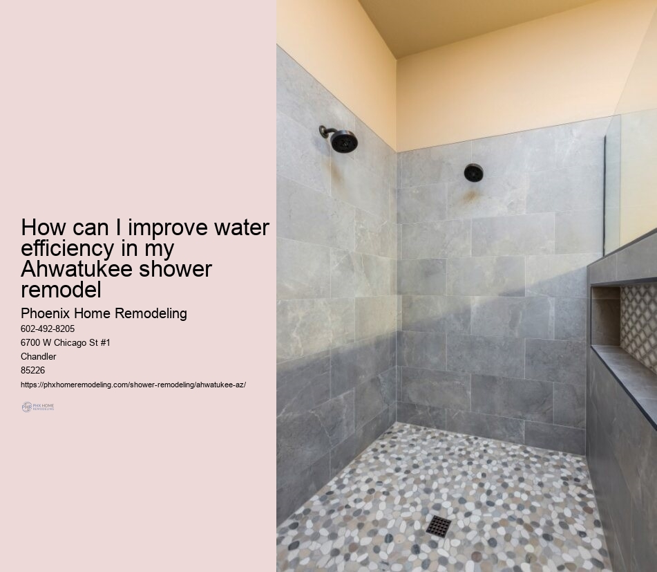 Shower Remodel With Half Wall