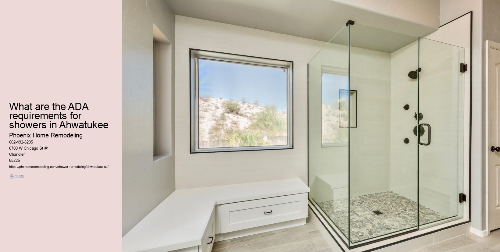 Ahwatukee Shower Makeover