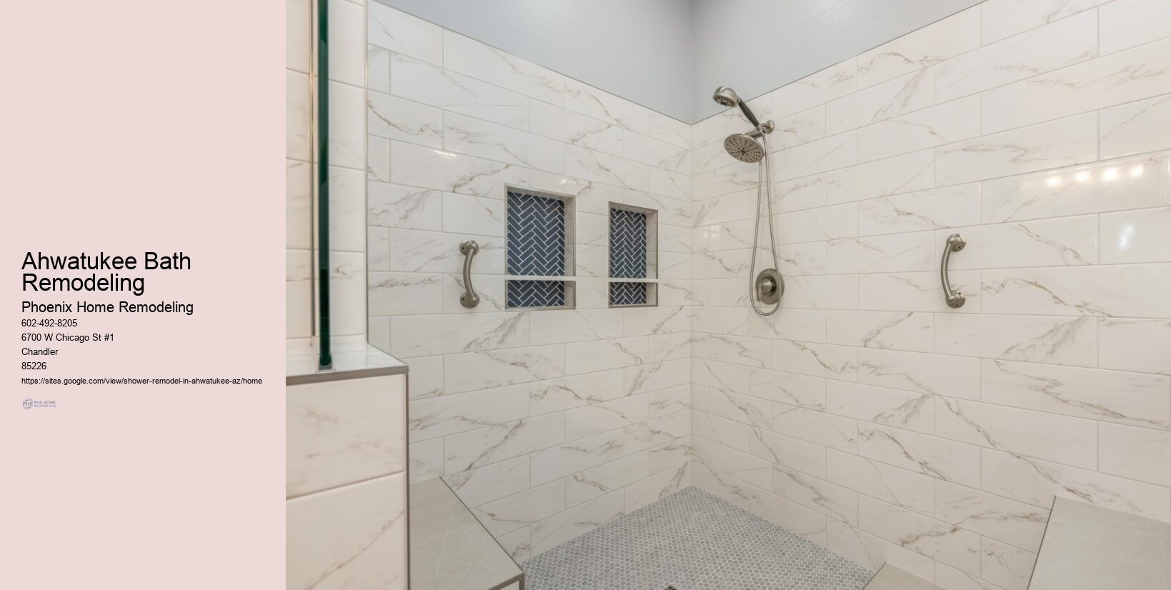 Functional Shower Remodel Ahwatukee