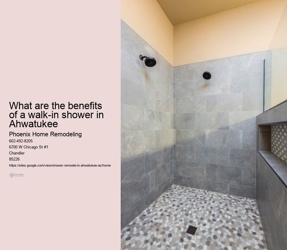 Shower remodel maintenance