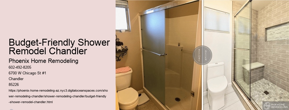 Budget-Friendly Shower Remodel Chandler