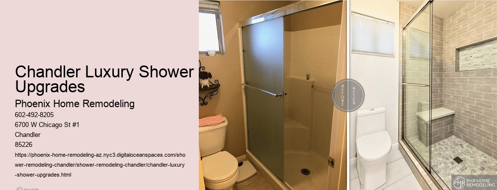 Chandler Luxury Shower Upgrades
