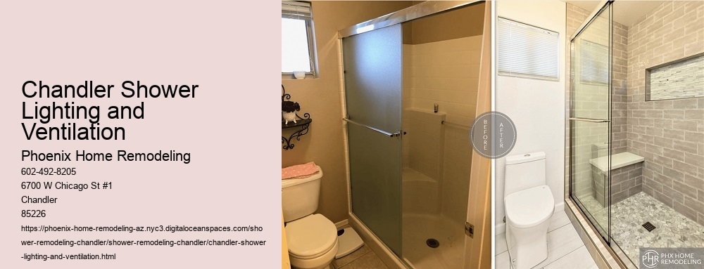 Chandler Shower Lighting and Ventilation
