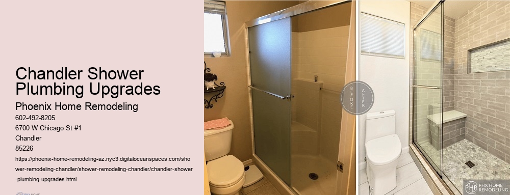 Chandler Shower Plumbing Upgrades