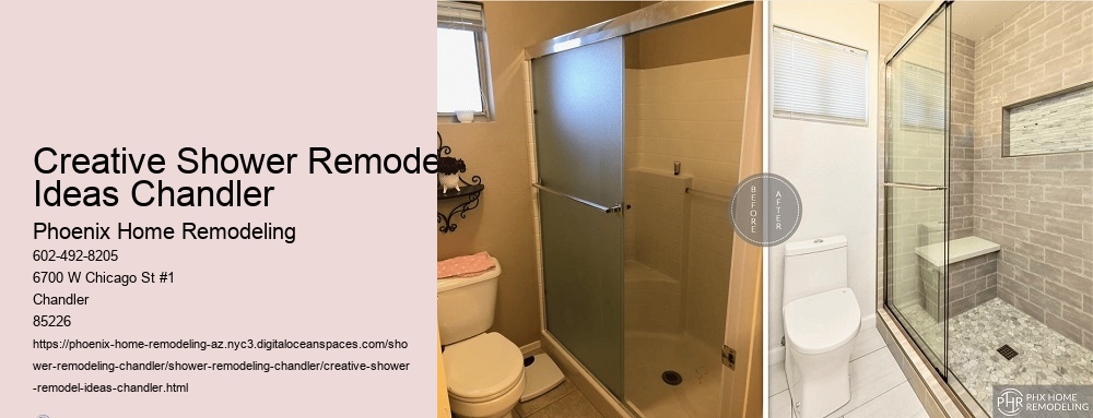 Creative Shower Remodel Ideas Chandler