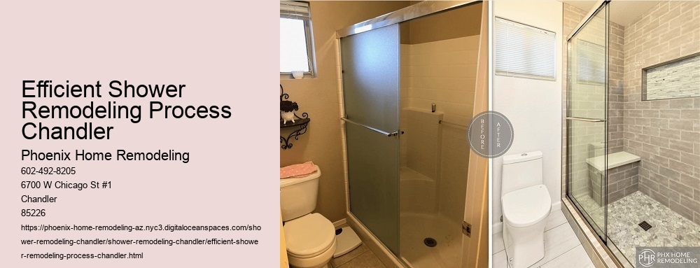 Efficient Shower Remodeling Process Chandler