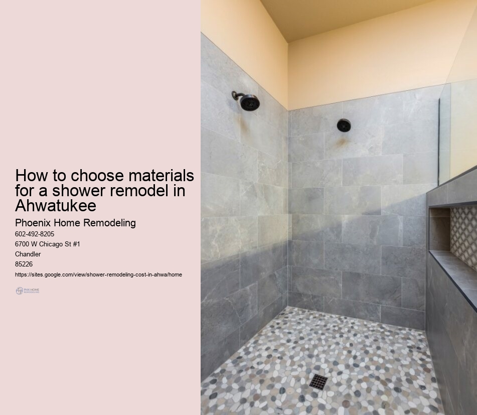 How to design a family-friendly shower in Ahwatukee
