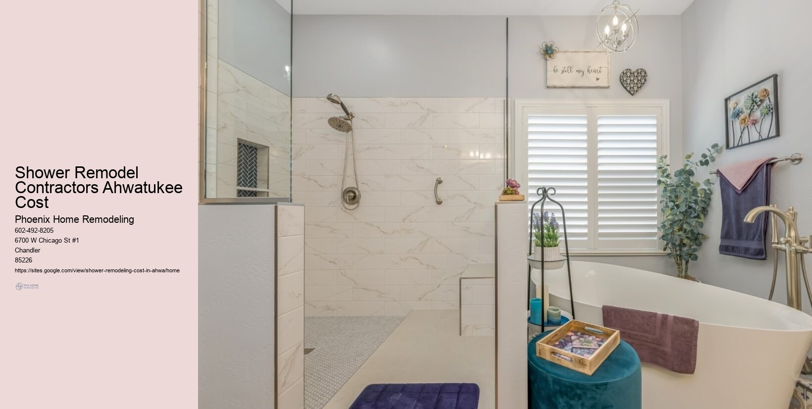 Shower Remodel Contractors Ahwatukee Cost