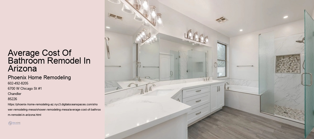 Average Cost Of Bathroom Remodel In Arizona