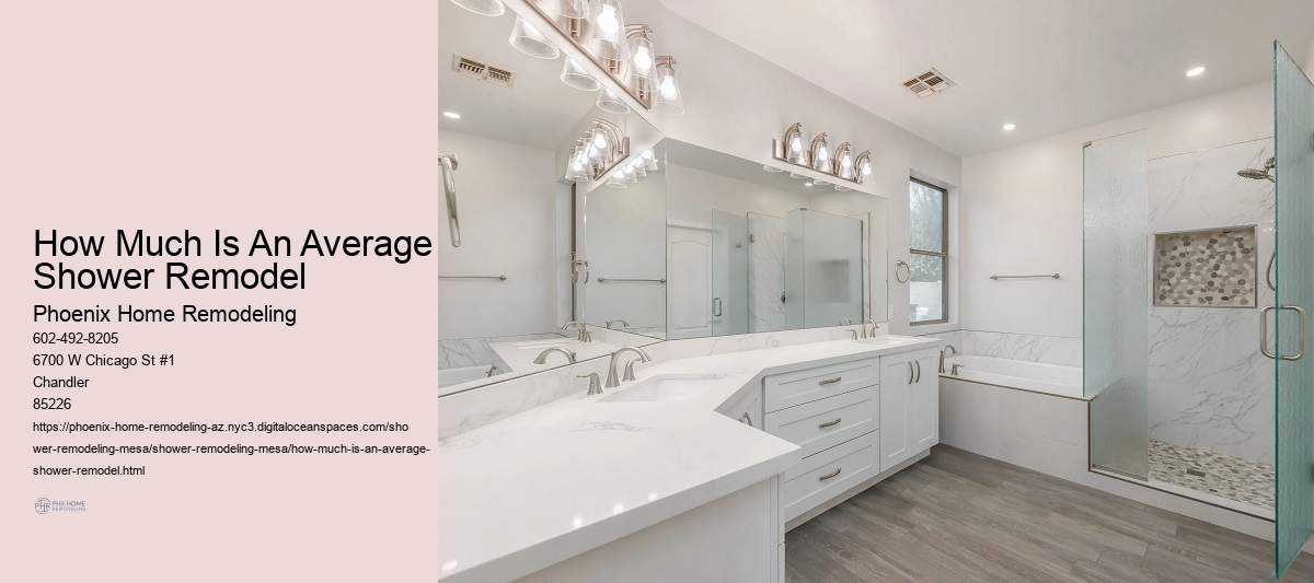 How Much Is An Average Shower Remodel