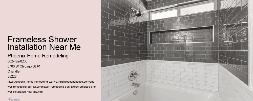 Frameless Shower Installation Near Me