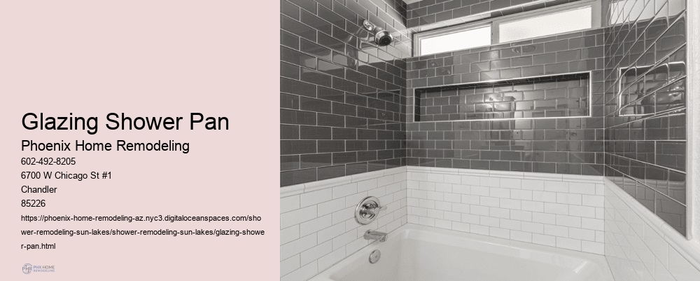 Glazing Shower Pan