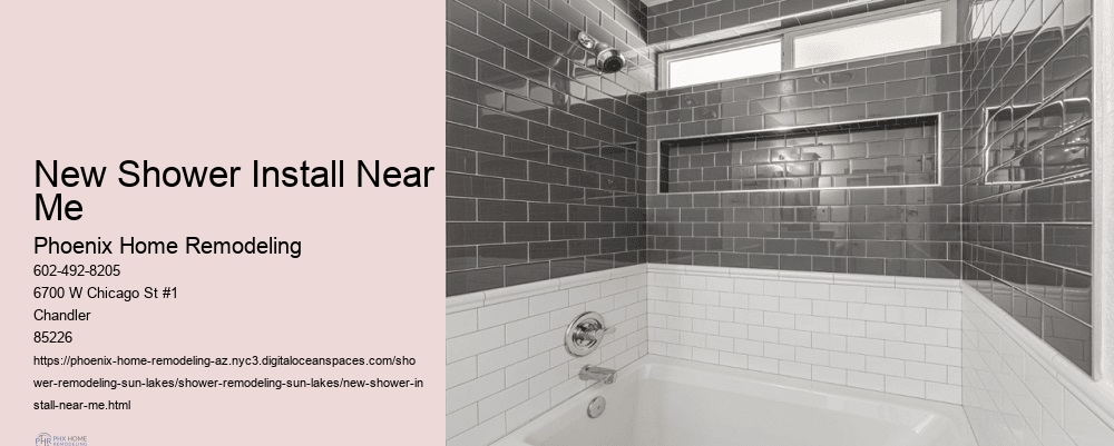 New Shower Install Near Me