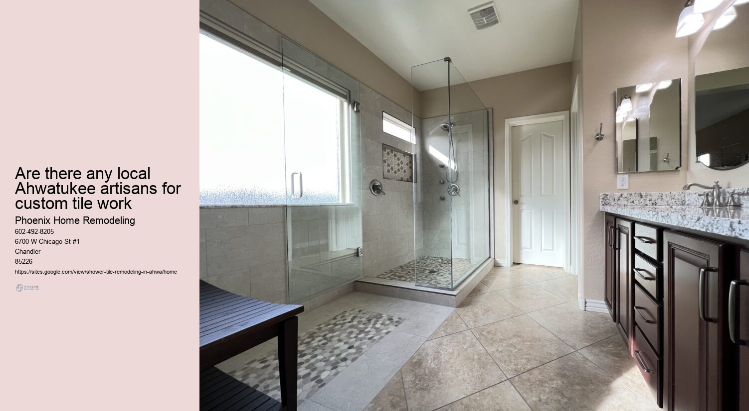 Best Shower Tile Remodeling in Ahwatukee Arizona