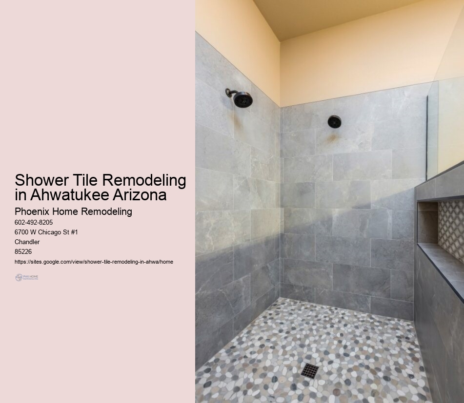 Shower Tile Remodeling in Arizona