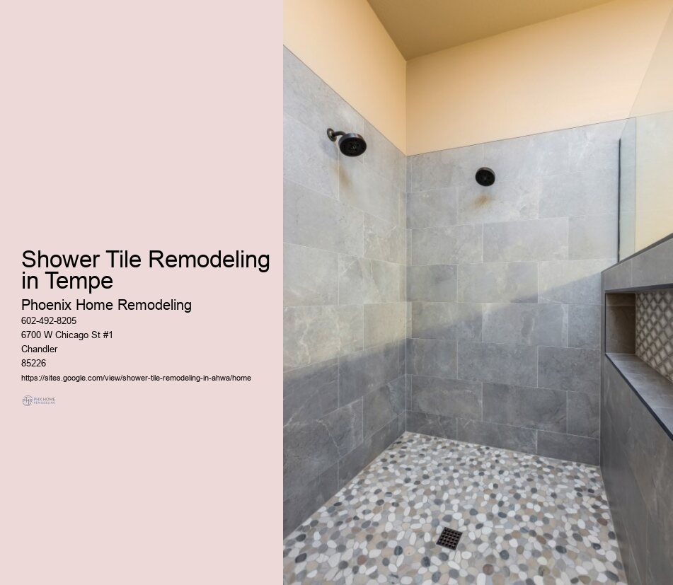 Shower Niche Tile Installation