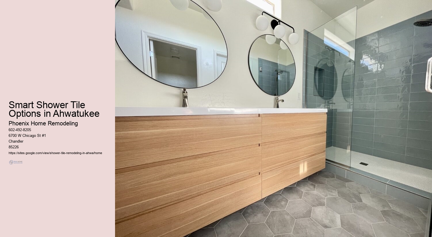 Smart Shower Tile Options in Ahwatukee
