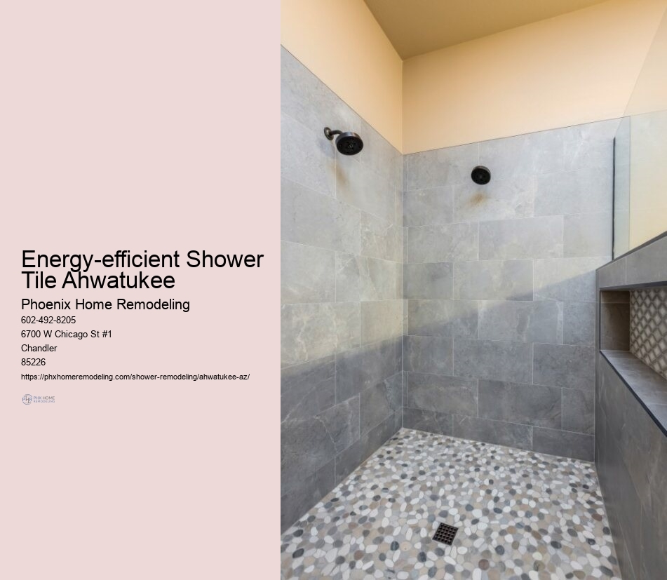 Does it matter what kind of tile you use in a shower