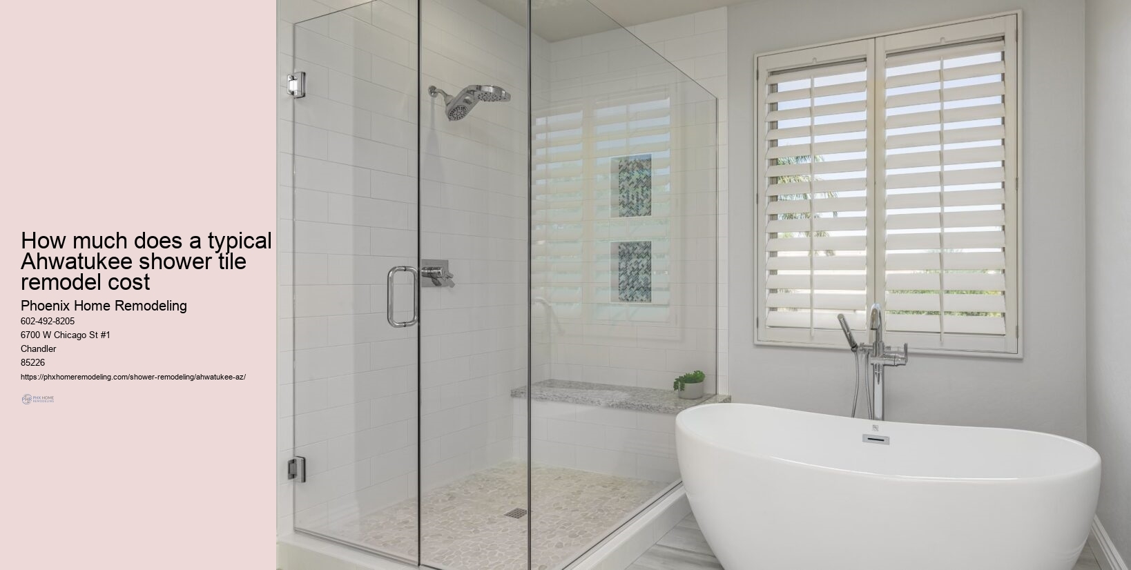 Ahwatukee DIY Shower Tile Remodel