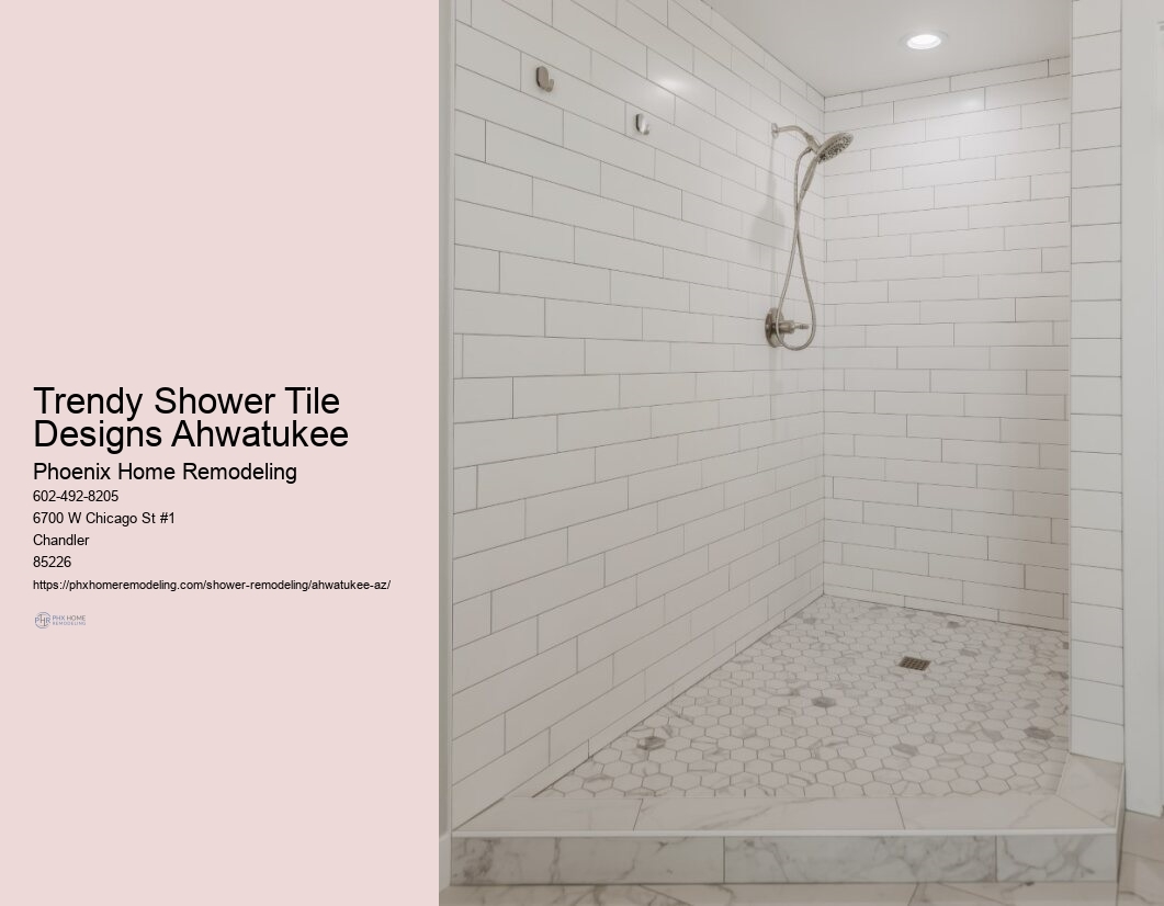 Smart Shower Tile Options in Ahwatukee